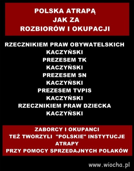Jaroslaw Kaczynski i jego atrapy...