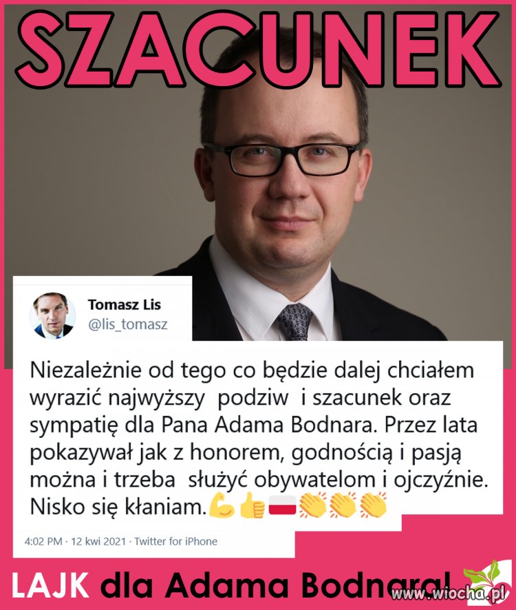 Szacunek dla Bodnara 