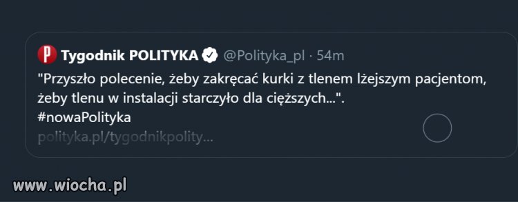 Jeżeli to prawda, to...