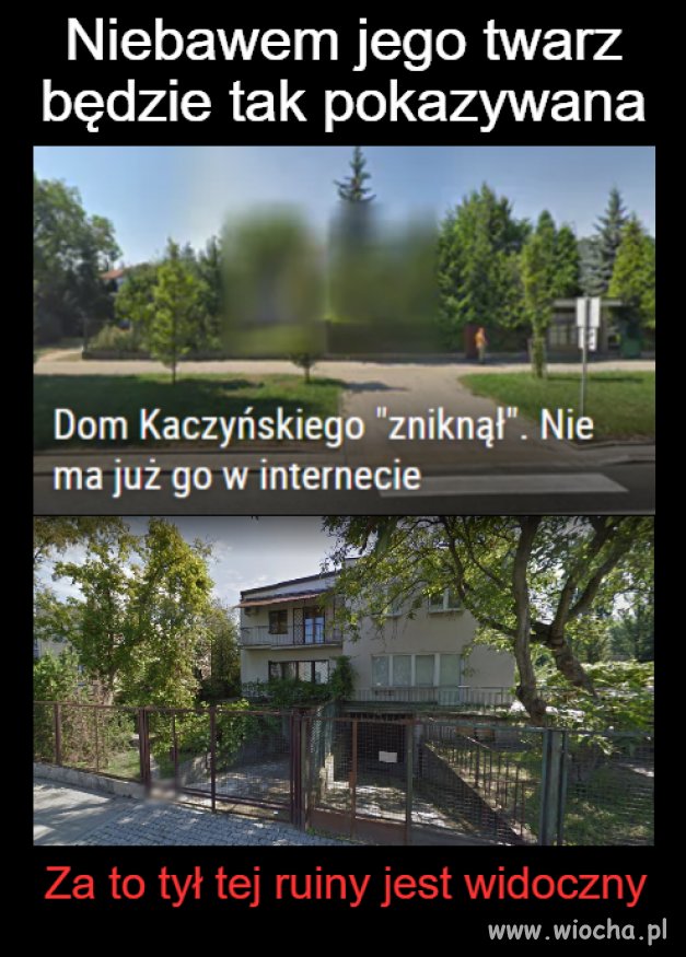 Kaczy dwór znikł z mapy google