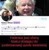 Ta też tabletek nie dostała 
