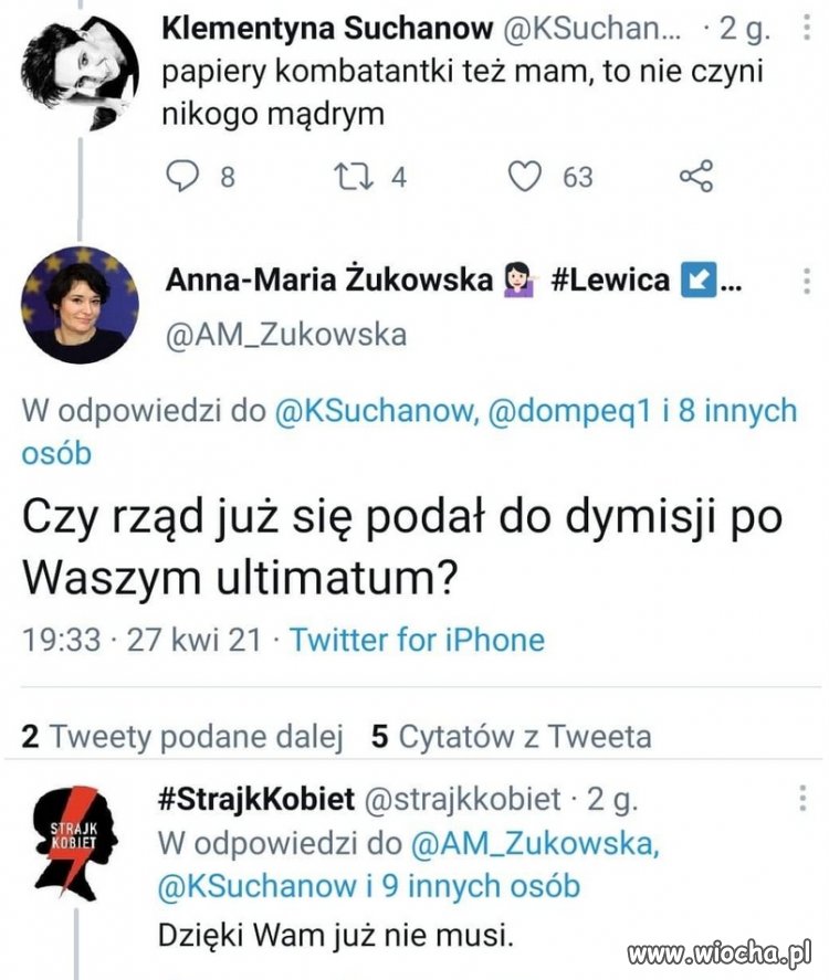 Tarcia na linii Strajk Kobiet i Lewicy