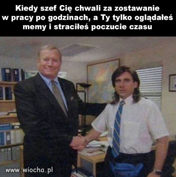 Szef docenił twoje zaangażowanie 