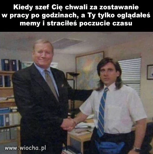 Szef docenił twoje zaangażowanie 