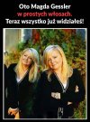 Magda bez peruki  50 lat lżejsza 