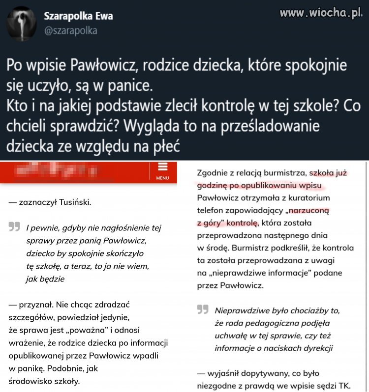 Po wpisie Pawłowicz...