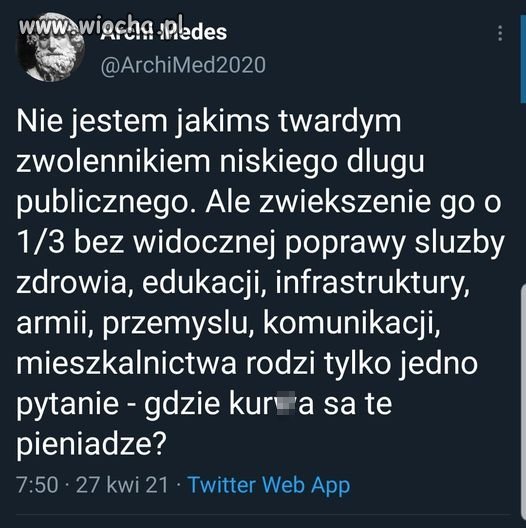 No właśnie, też jestem ciekaw
