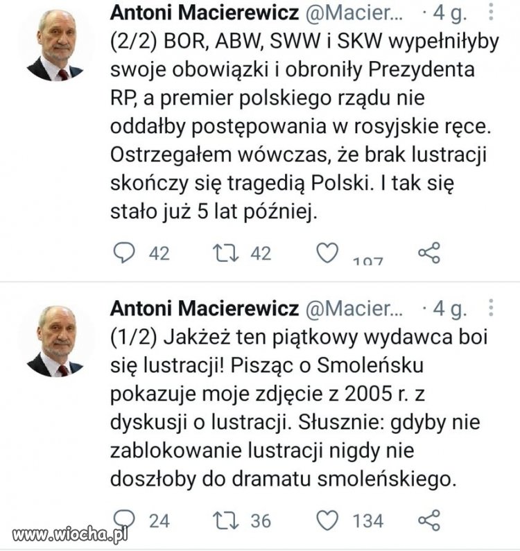 Dziadek dalej swoje.