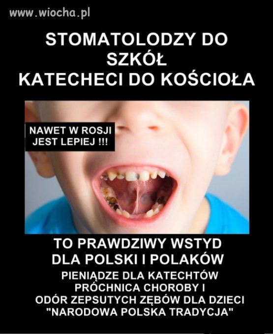 STOMATOLODZY DO SZKÓŁ KATECHECI DO KOŚCIOŁA