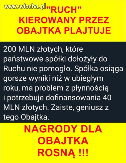  Będziemy rządzić Polską jak Obajtek Pcimiem...