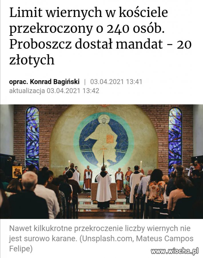 Kościół katolicki ponad prawem