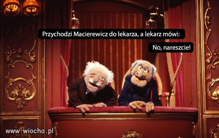 Ciekawe czy lekarz mu pomoże ?