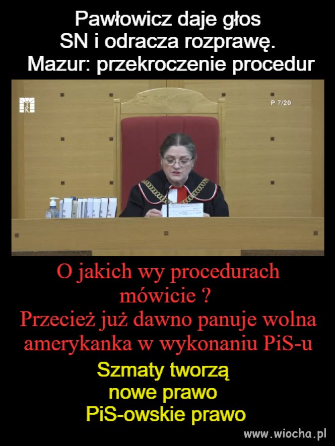 Sędzia czy tkanina do mycia podłogi ? 