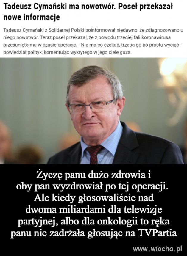 Życzę dużo zdrowia. 
