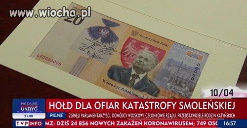 Nowy banknot okolicznościowy.