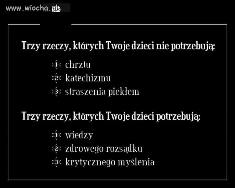 Dla dobra Twojego dziecka