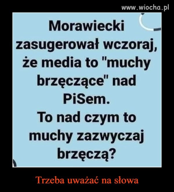 Choć raz powiedział prawdę ...