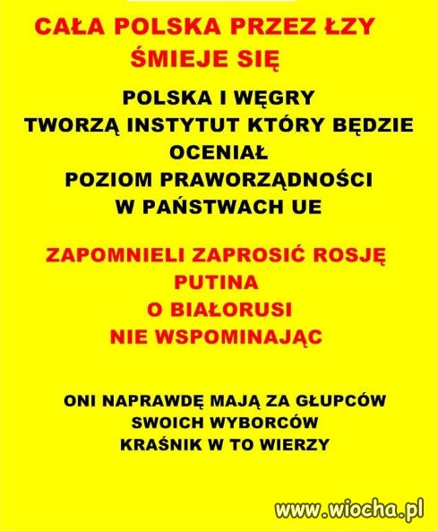 To nie Prima Aprylis...