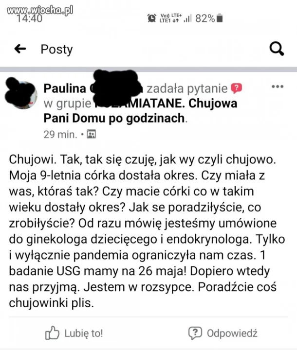 Intymność na fb