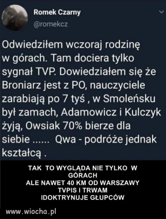 Elektorat PiS z polskich wsi, zna prawde!