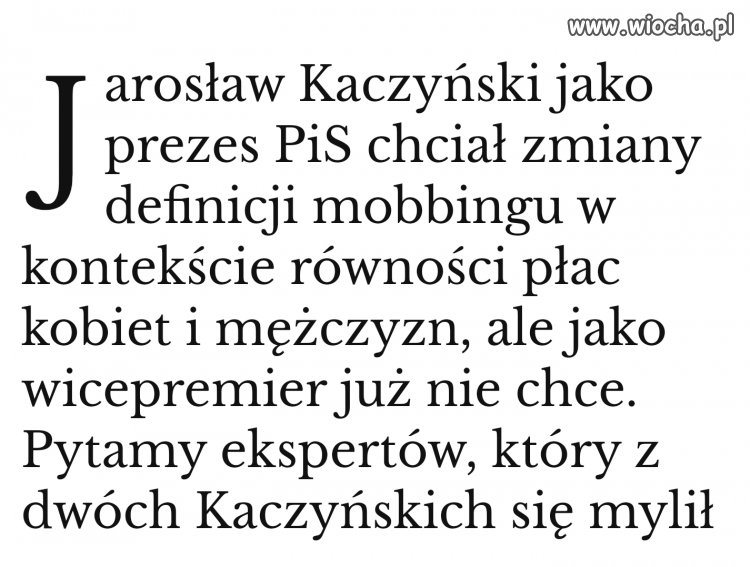I który ma rację?