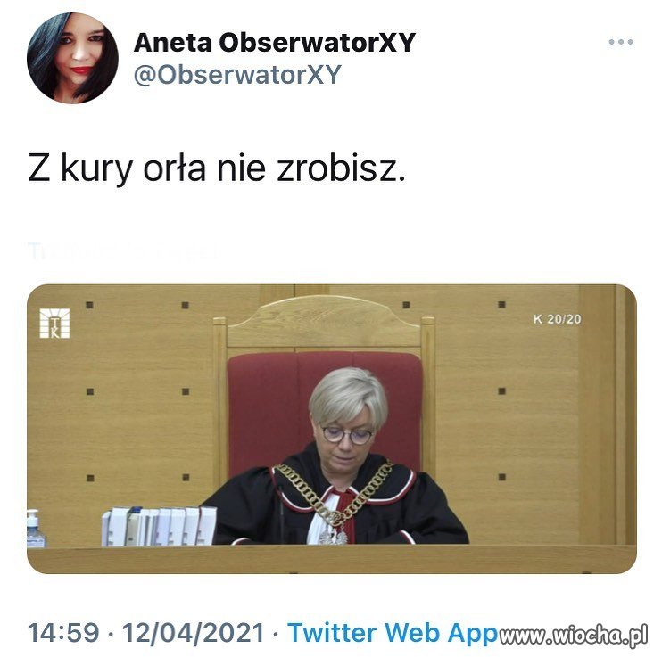 Z kury orła nie zrobisz 
