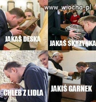 Całuśny ten nasz prezydent