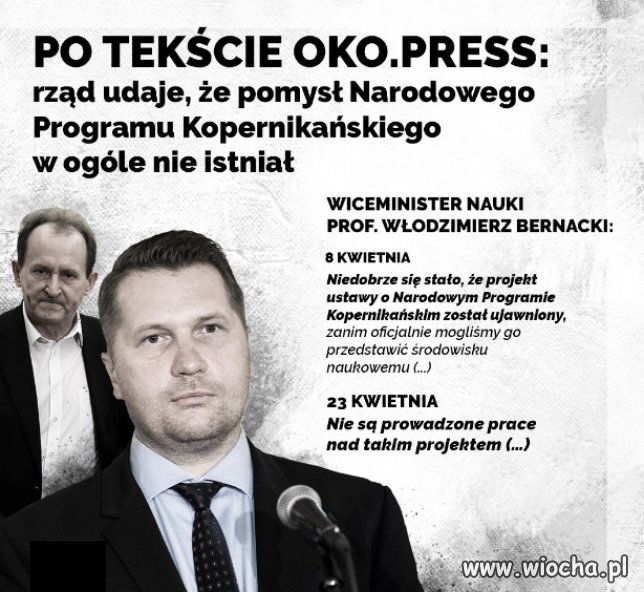 Czarnek się opamiętał...zobaczył ze ten numer nie przejdzie!