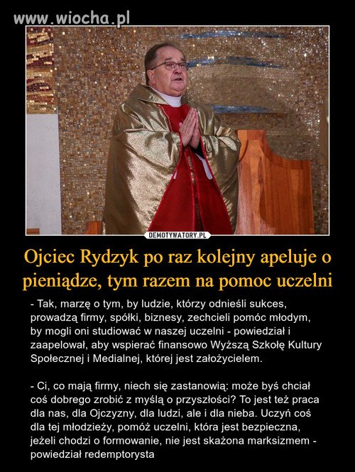 Co sądzicie o Tadziu? Dobrze gada?