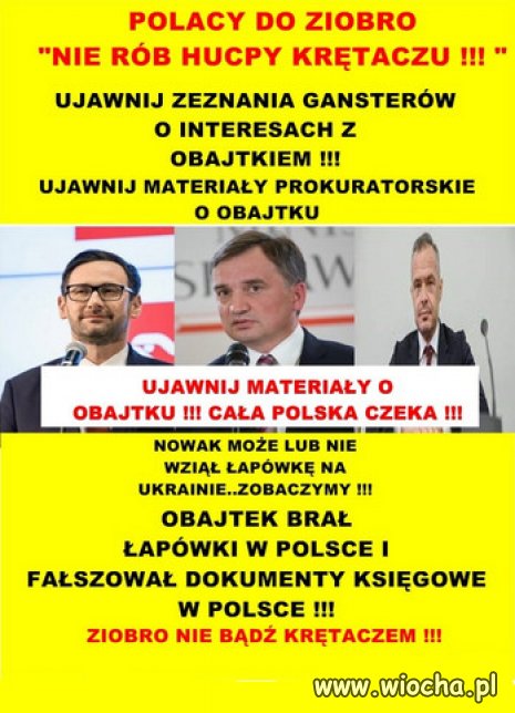 PiS za wszelka cene chce przykryc afere Obajtka!