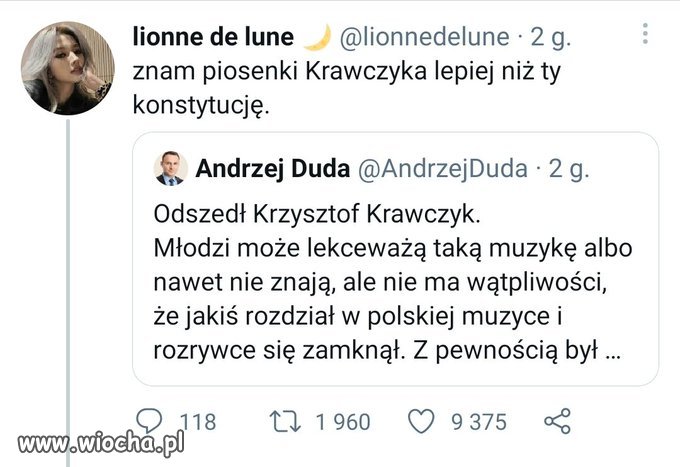 Młodzi odpowiadają Dudzie