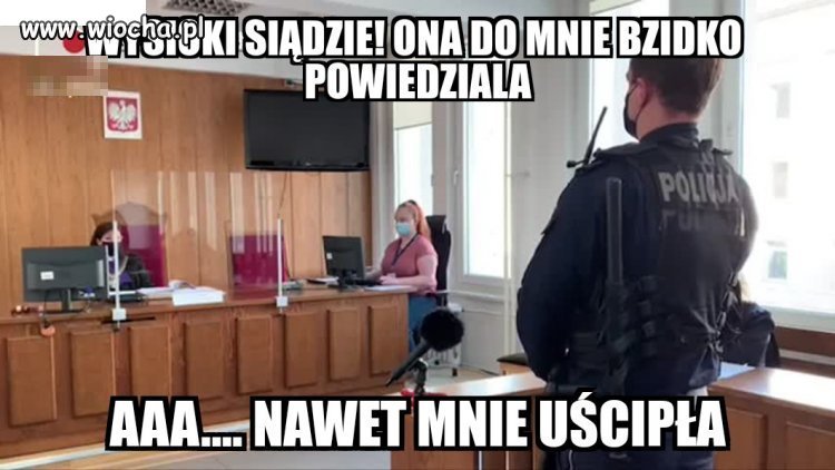 Pisowskie bydlaki o boju ze starszą panią 