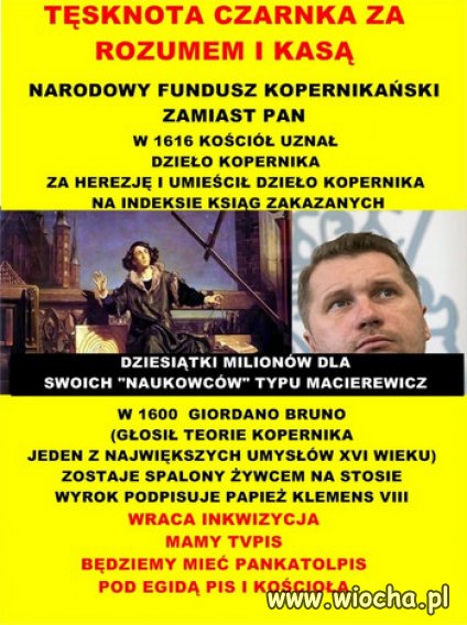 TĘSKNOTA CZARNKA ZA ROZUMEM I KASĄ.
