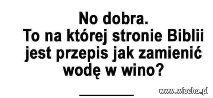 Zdradźcie wszystkim ten przepis ...