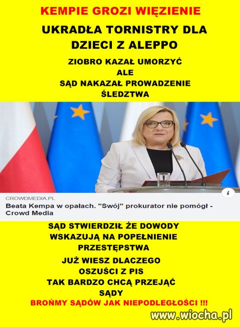 Przyszła kryska na matyska, pośmiewisko ...?