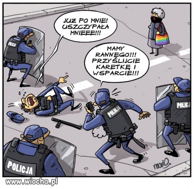 Kiedy tęczowa  śmierć zagląda w oczy, a wróg nie zna litości