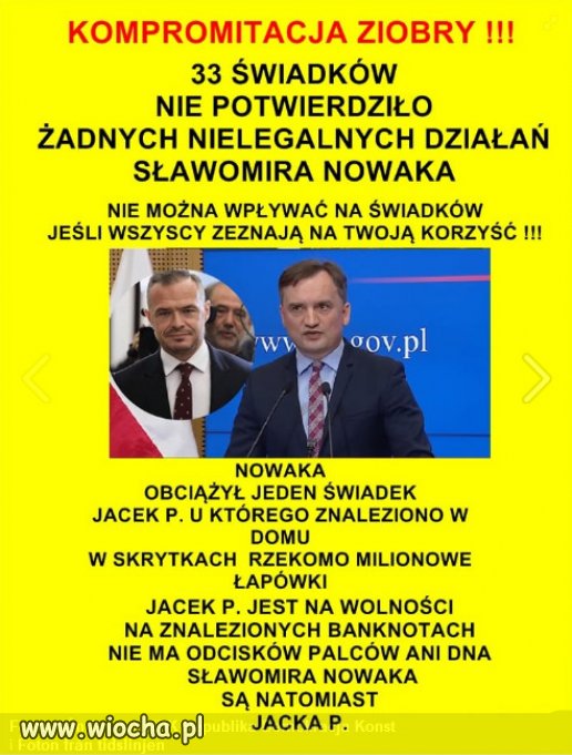 KOMPROMITACJA ZIOBRY !!!