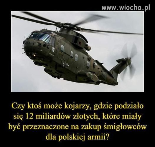 Gdzie podziała się kasa i śmigłowce