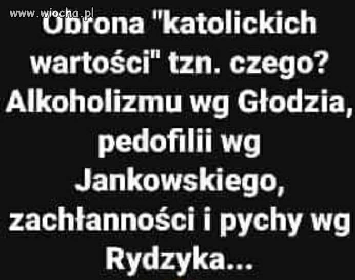 Czego oni chcą bronić ?