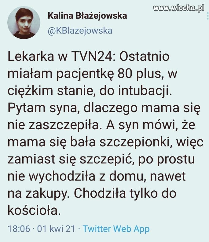 Tylko do kościoła