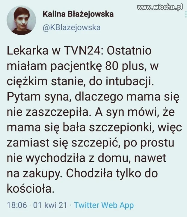 Tylko do kościoła
