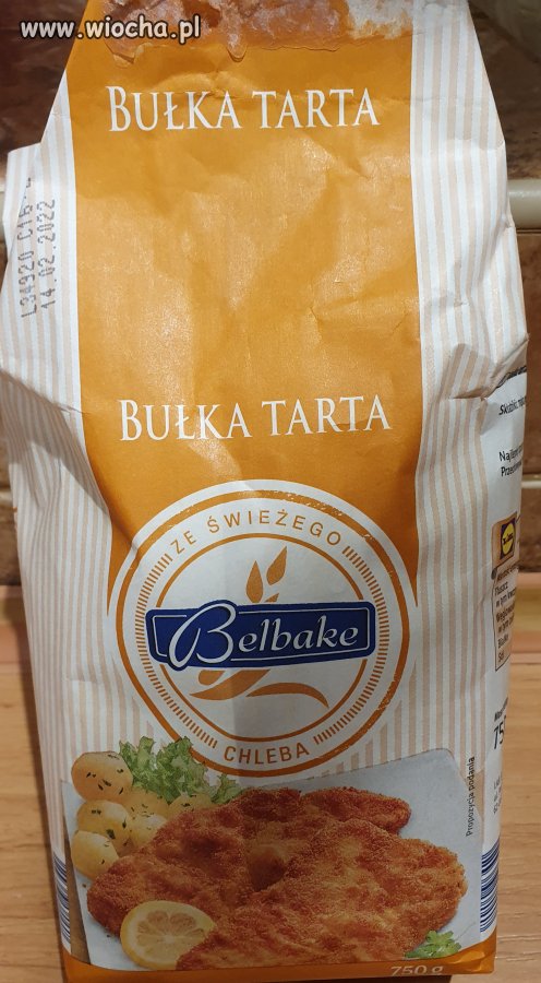Bułka tarta ze świeżego chleba