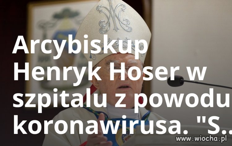 Czy się cieszę? Nie. Życzę mu powrotu do zdrowia.