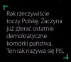 Kaczyński, nazywając opozycję rakiem toczącym Polskę