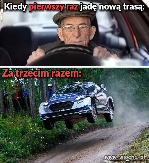 Tak mam kiedy pierwszy raz jadę 