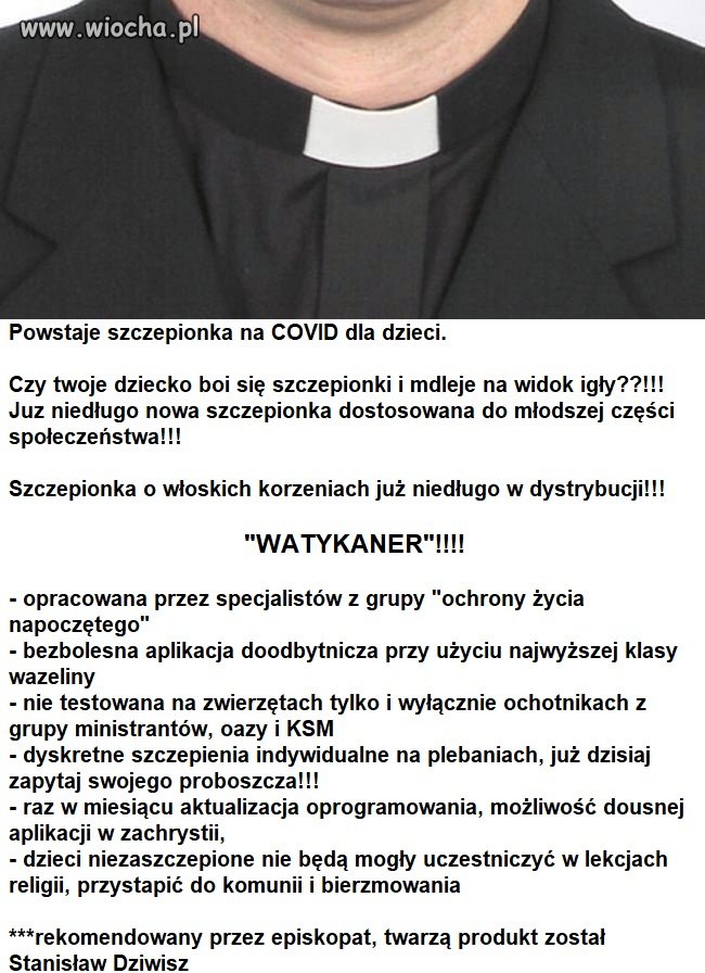 Powstaje szczepionka dla dzieci na COVID!!!