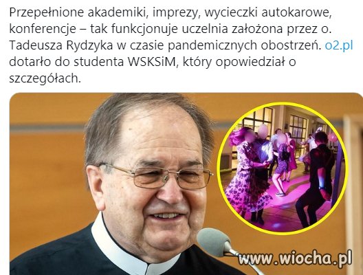 Jak zwykle rydzyk bezkarny