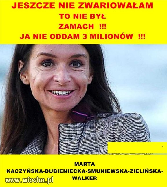 JESZCZE NIE ZWARIOWAŁAM TO NIE BYŁ ZAMACH !!!