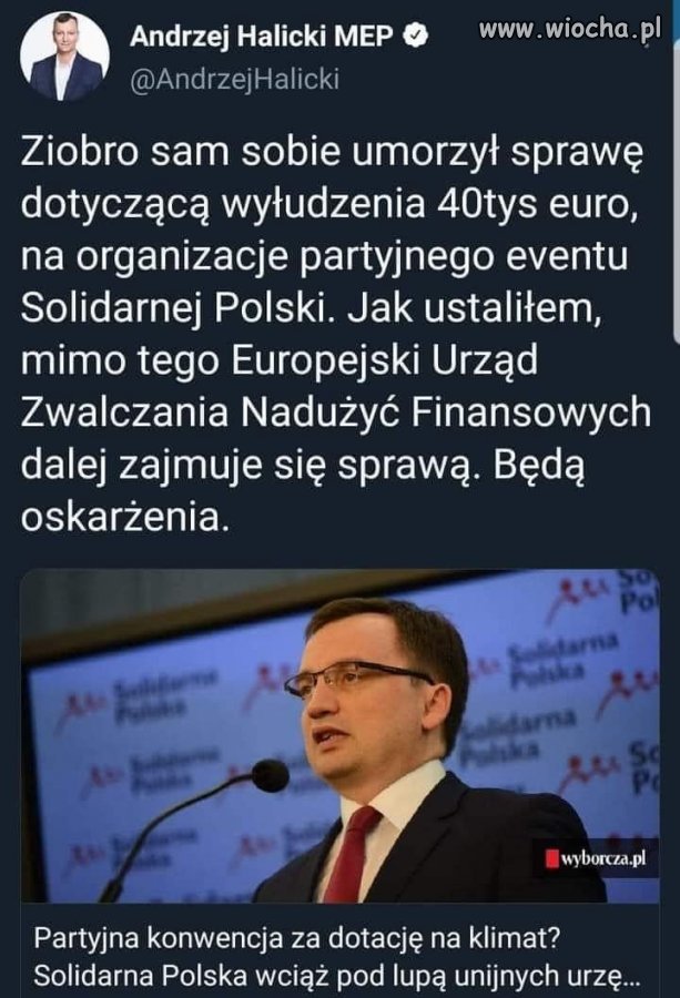 Zero umorzył sobie sprawię  