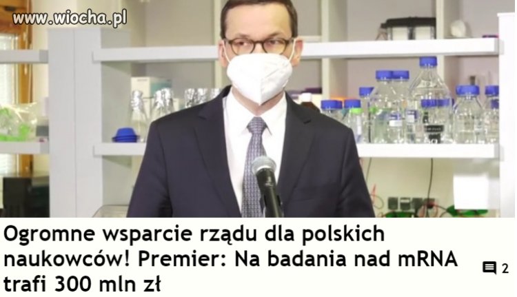 Pinokio chwali się wsparciem na badania